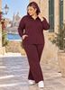 Picture of 2 PIECE ELEGANT NAVY SUIT WITH SUBTLE SPARKLE - ZIP UP